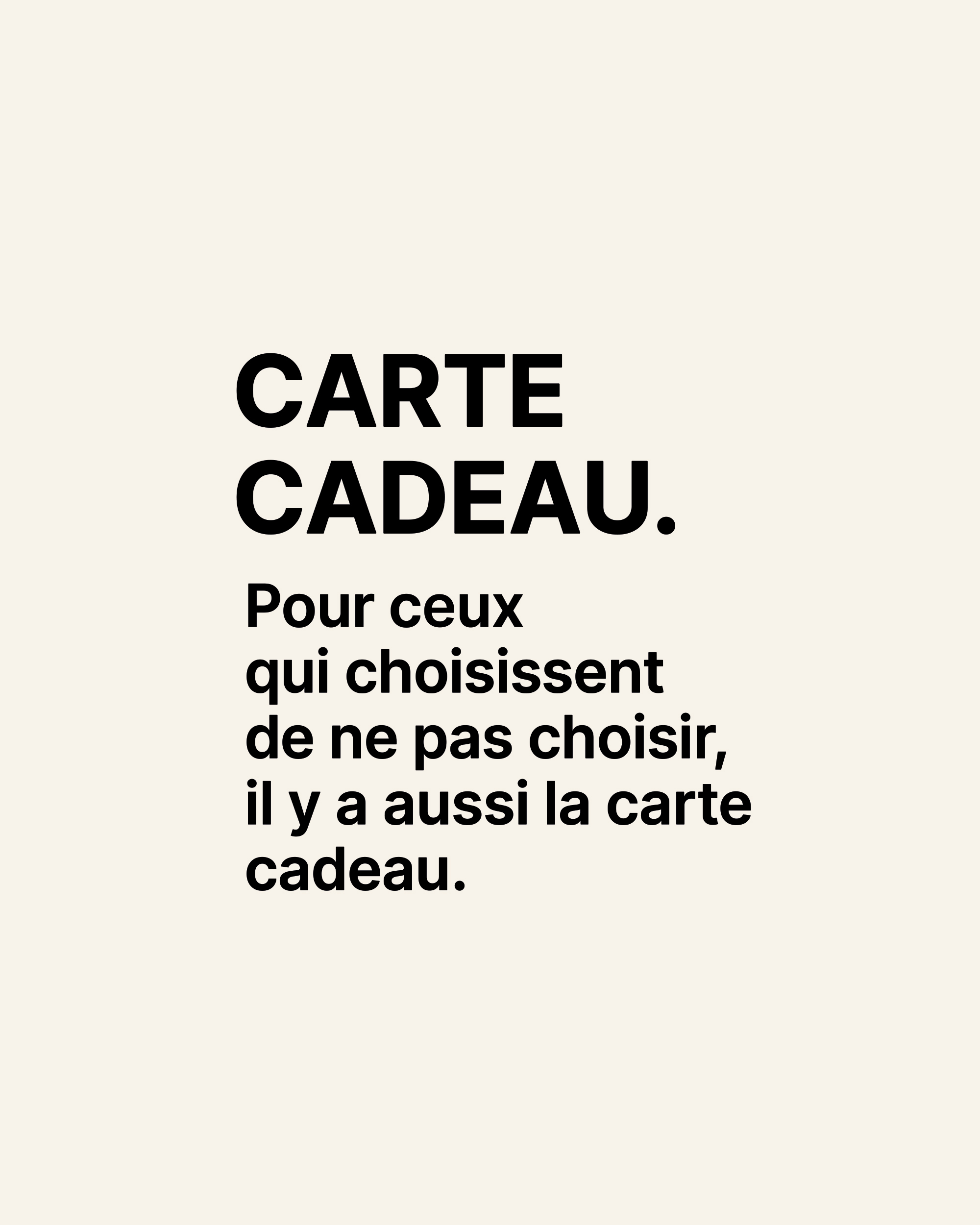 Carte Cadeau Dématérialisée - 50 €